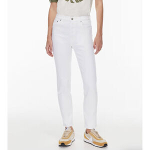 The Yoko High Rise Slim Jeans - White